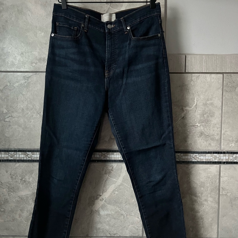 Everlane Deep Indigo Skinny Jeans
